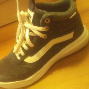 Vans hi tops suede